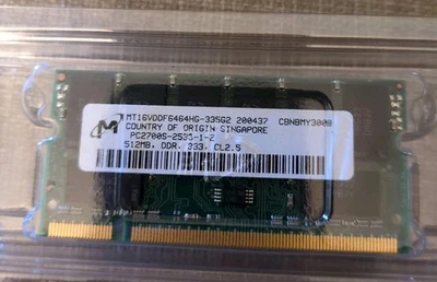 PC27005 For DDR SDRAM  512MB 333 MH/s NEW - Image 1 of 4
