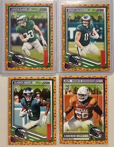 2025 Panini Football Score A Treat Halloween Lot 4 Cards Philadelphia Eagles RC - Bild 1 von 2