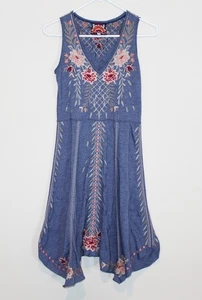 Johnny Was Katrina Swing Kleid Gr. XS bestickt V-Ausschnitt - Bild 1 von 6