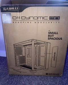 Lian Li O11D MINI-S Computer Case w/ Tempered Glass - Snow White - Afbeelding 1 van 7