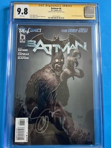 Batman #6 CGC 9.8 2012 signed By Scott Snyder Yellow Label SS Court Of Owls NM 1 - Picture 1 of 1