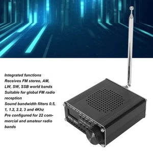 Si4732 Allband-Radioempfänger Professioneller FM- AM- MW- SW- SSB- LS CHP - Zdjęcie 1 z 20