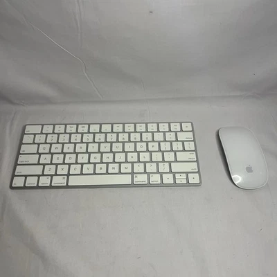 Apple Magic Keyboard 2 A1644 and Magic Mouse A1297 Wireless Combo Kit - White - Image 1 of 4