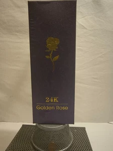 24 Karat Gold Rose Individuell Unikat Handarbeit 24 Karat Romantik Geschenk - Bild 1 von 4