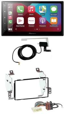 Pioneer USB Bluetooth DAB MP3 2DIN Autoradio für Nissan Note (2005-2013) - Bild 1 von 4