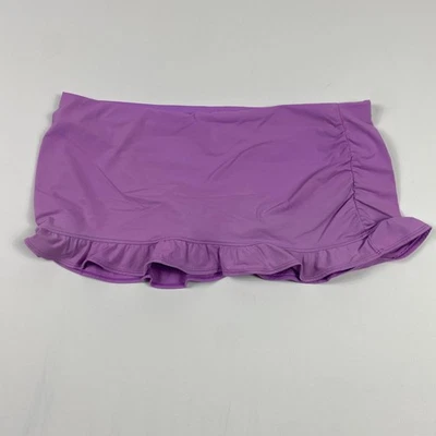 Falda de natación Athleta para mujer grande púrpura con volantes incorporada estilo skort 964893 Foto 1 de 4