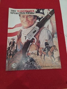Folleto de catálogo de armas de fuego Winchester 1982 de colección - Imagen 1 de 2