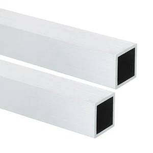 Aluminum Square Tubing,0.98"x0.98"x18" Long 0.08" Wall Thick 2pcs - Picture 1 of 6