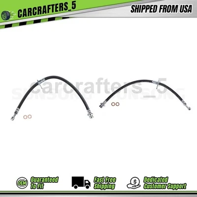 Manguera hidráulica de freno delantera izquierda y derecha Sunsong para Honda Odyssey 2011-2016 3,5 L Foto 1 de 4