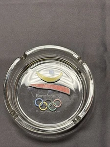 Barcelona '92 Olympics Souvenir Ashtray 1992 Spain Olympic Games Vintage - Picture 1 of 4