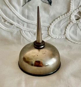 Vintage Small Sewing Machine Oil Can Empty 3" Tall Unmarked - Picture 1 of 4