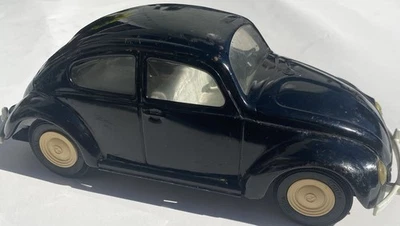 Vintage 1960s Tonka #52680 Pressed Steel BLACK Volkswagen VW Beetle Bug - Image 1 of 4