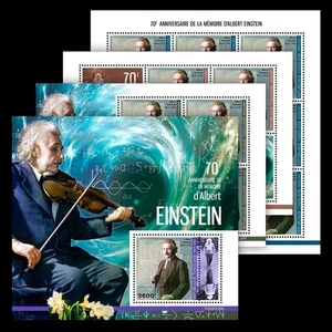 Science 70 Memorial Anniversary Albert Einstein MNH Stamps 2025 Togo 3 M/S + S/S - Picture 1 of 5