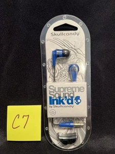 Skullcandy S2IKDZ-101 Ink'd słuchawki douszne, niebieskie, nowe i zapieczętowane! C7 - Zdjęcie 1 z 4