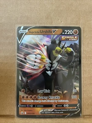 Single Strike Urshifu V SWSH106 SWSH: Sword & Shield Promo Card Holo - Image 1 of 4