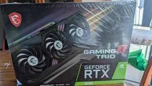 MSI GeForce RTX 3090 GAMING X TRIO 24GB GDDR6X Graphics Card (Brand New) - Afbeelding 1 van 8