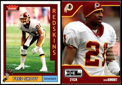 Fred Smoot (2) Card Lot - LIMITED EDITION – A TRUE STATEMENT PIECE FOR YOU! - Image 1 of 2