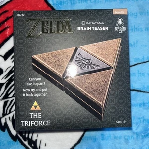 The Legend Of Zelda Triforce Hanayama Puzzle | Level 5 Gift TOTK BOTW OOT - Picture 1 of 7