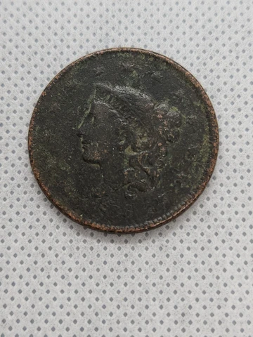 1836 US Modified Matron Head Large Cent Cover