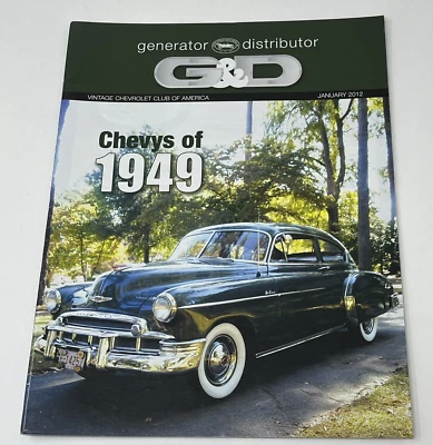 2012 VCCA Generator & Distributor Magazine 1949 Chevy Deluxe Convertible Foto 1 de 4