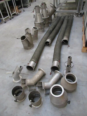 1x Set Schlauch Abgastülle Adapter Klemmzange Auspuff Abgasabsaugung Nederman - Bild 1 von 4