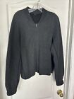 Lululemon Reversible Double-knit Zip-up Sweater - Graphite Gray/black Size 12