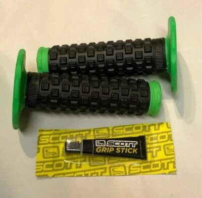 JUEGO DE EMPUÑADURAS MX MANILLAR SUPERIOR ALMOHADA 7/8 PULGADAS Kawasaki Racing MotoCross Verde Foto 1 de 4