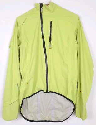 Велосипедная куртка Mavic Lime Green Rainride Tech Climavent Ergo на молнии женская размер L - Изображение 1 из 4