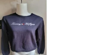 Tommy Hilfiger Girls Long Sleeve Sweatshirt Blue Size 14/16 - Picture 1 of 5
