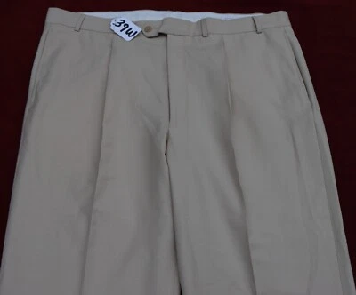 Pantalones delanteros plisados GEOFFREY BEENE - W42 X L28. TAG 39W Foto 1 de 4