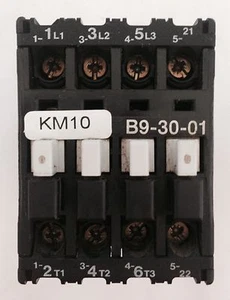 ABB CONTACTOR MOTOR STARTER B9-30-01 110V COIL 4 POLE - Picture 1 of 4