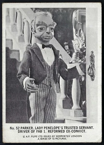 SOMPORTEX - THUNDERBIRDS (BLACK & WHITE, LARGER) - #52 PARKER - Picture 1 of 2