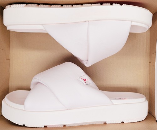 Nike Jordan Sophia Slide rosa chiaro morbido taglia 11 (DO8863 660) nuove con scatola