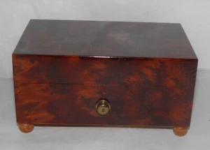RARE Antique CUENDE Swiss Wood MUSIC BOX Plays Donauwellen & Vienerburger Walzer - Picture 1 of 6