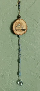 Kristall Prisma Vogel Sonnenfänger Mobile Veranda Garten Fenster Kunst Boho Natur - Bild 1 von 7