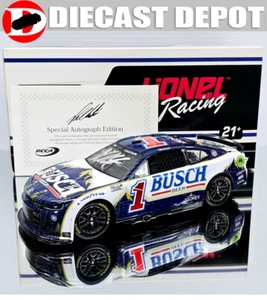 AUTOGRAPHED ROSS CHASTAIN 2024 DARLINGTON FALL RETRO BUSCH BEER 1/24 ARC - Picture 1 of 12