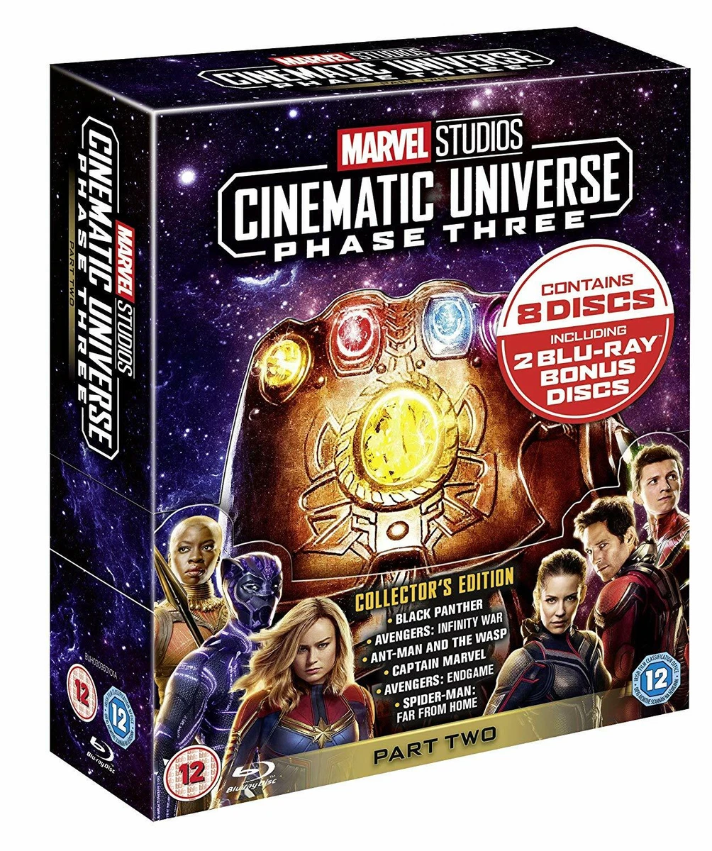 MCU MARVEL フェーズ1,2,3 22作品セット　DVD&Blu-ray Marvel Studios Phase 2 Collector's Edition Box Set BLU RAY