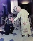 Foto vintage Italia, Baciamano a Giovanni Paolo II, 1984, stampa 20x25 cm