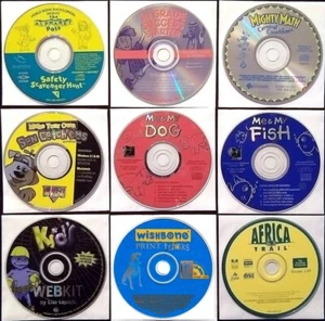 KIDS LOT #11 1997- 9 Vintage Win/Mac-CDs - Picture 1 of 10