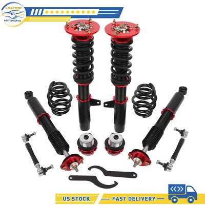 Coilover Suspension Kit For BMW E46 320i 325i 2001-2005 Strut Adjustable Height Foto 1 de 4