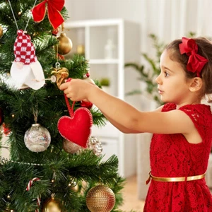 Weihnachtsbaum-Anhänger Nordische Dekorationen Ski -Ornamente Mann - Bild 1 von 10