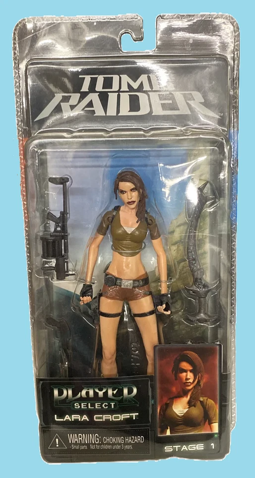 Figura de acción LARA CROFT TOMB RAIDER NECA Select Serie 1 nueva en paquete Foto 1 de 1