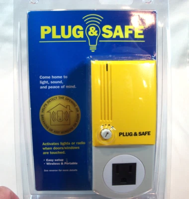 Plug & Safe Motion Sensor Detector Wireless Home Theft Security System PS8 - Image 1 of 2
