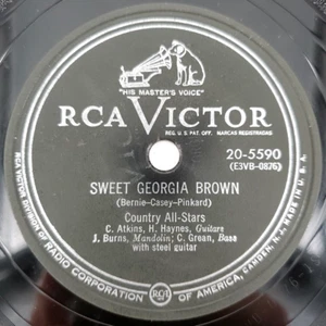 Country All-Stars / Chet Atkins - Sweet Georgia Brown / Indiana March 78 RPM E - Picture 1 of 6