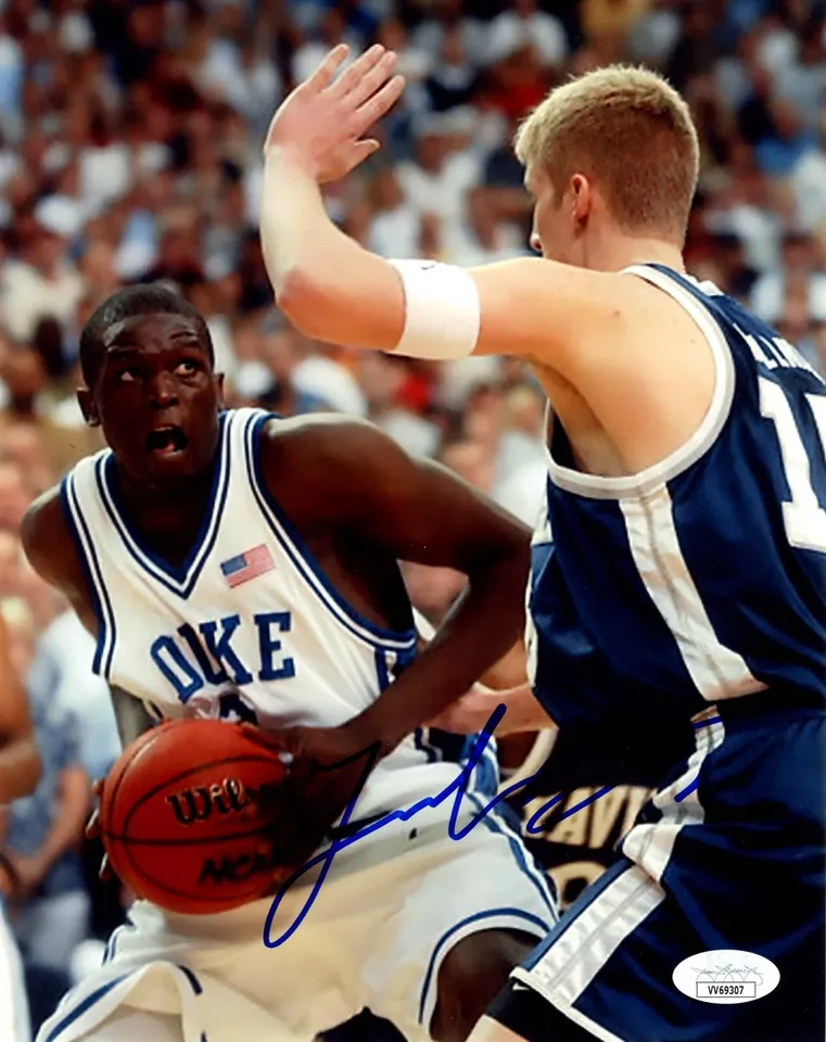 LUOL DENG Signed Autographed 8x10 Photo with JSA COA Duke Bulls - Image 1 of 1