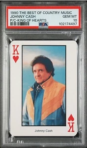 1990 Best of Country Music JOHNNY CASH PSA 10 Pop 2 highest HOF - Picture 1 of 2