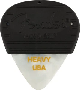 Fender MOJO GRIP Guitar Picks, Celluloid, HEAVY, 3-Pack, WHITE MOTO - Picture 1 of 1