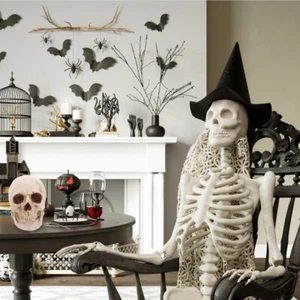 1 Stück Simulation Resin lebensgroß 1:1 menschlicher Schädel Modell medizinisches Lehrskelett - Bild 1 von 11