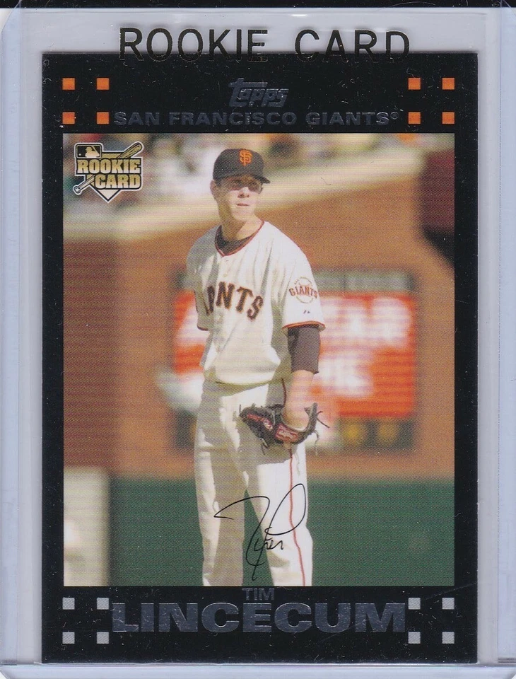 TIM LINCECUM ROOKIE CARD 2007 Topps UPDATE MLB RC Baseball San Francisco Giants! - Image 1 of 1