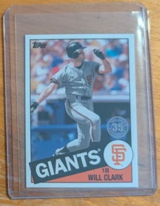 Topps On Demand Mini '85 2020 Topps #85-86 Will Clark Giants - Imagen 1 de 1